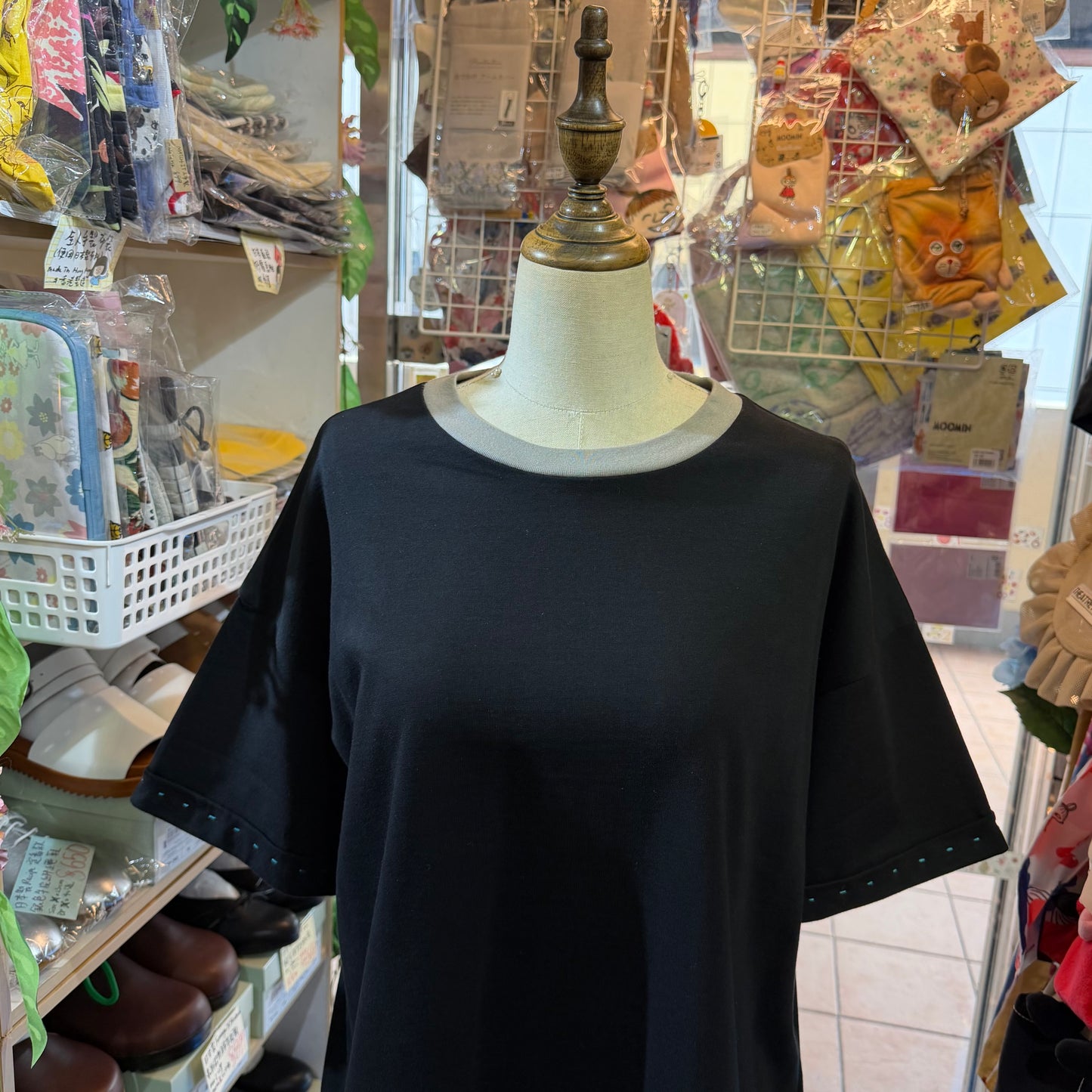 Laiterie Black T-shirt, made in Japan