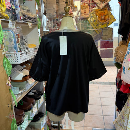 Laiterie Black T-shirt, made in Japan