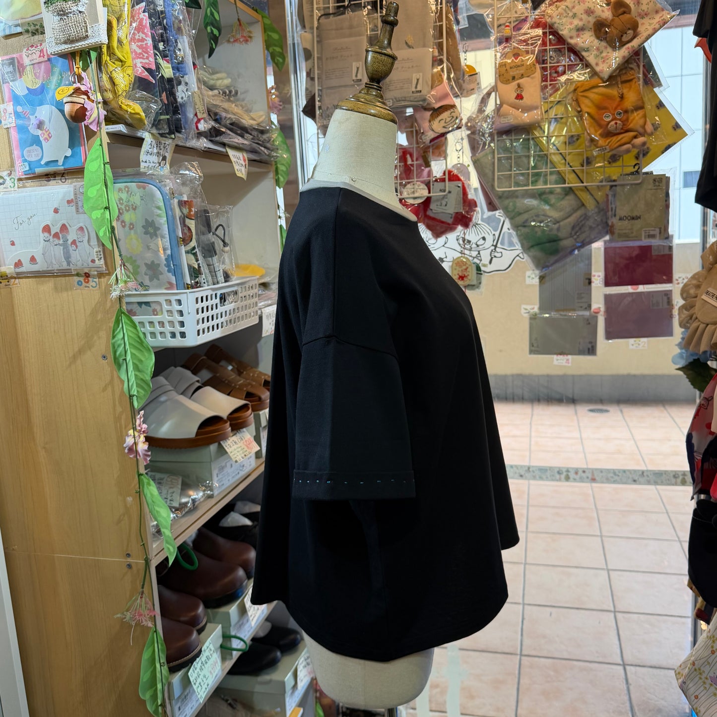 Laiterie Black T-shirt, made in Japan