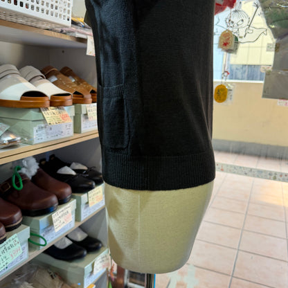 Vent d Ouest Black Linen Cardigan