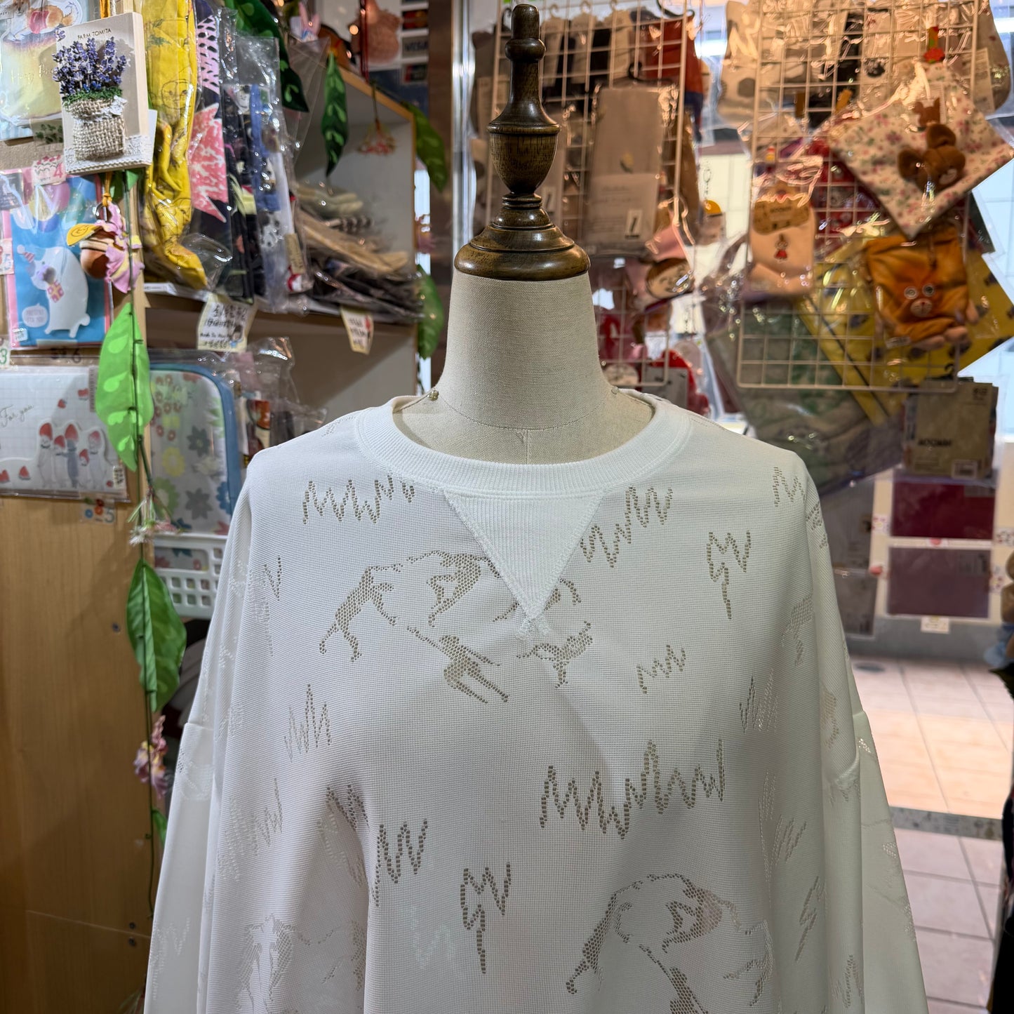 Bedsidedrama Dancing Lace Pullover, size 1, made in Japan