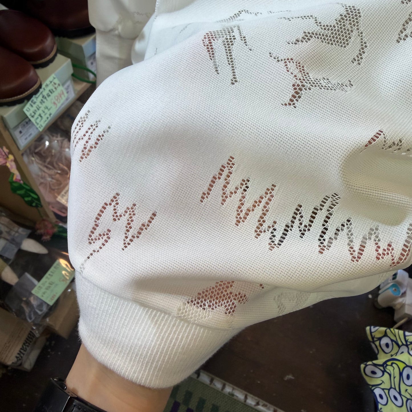 Bedsidedrama Dancing Lace Pullover, size 1, made in Japan