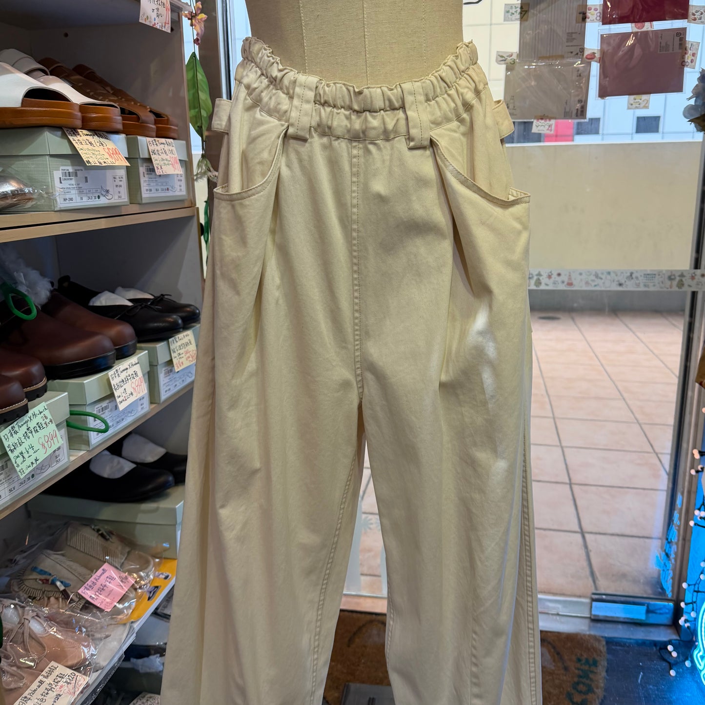 Estroislose Faded Twill Pants, 3 Colors