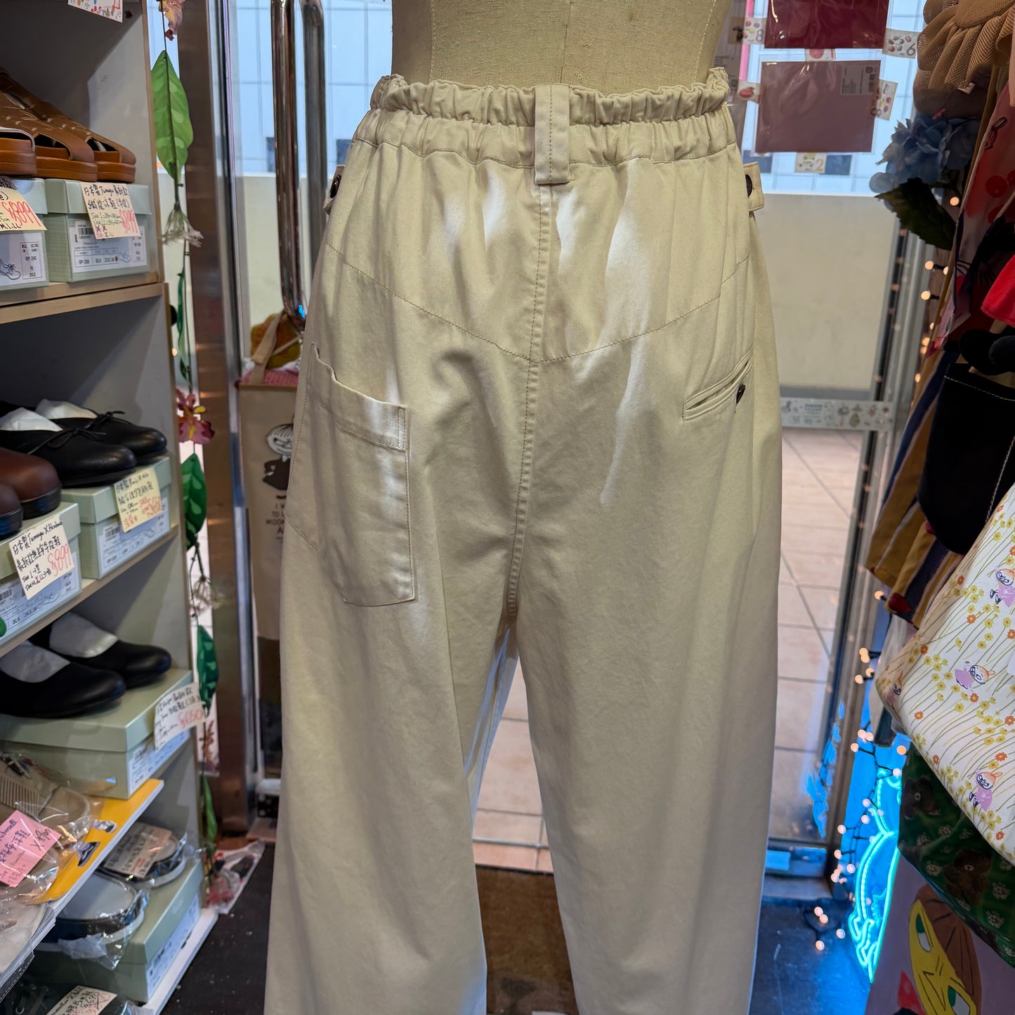 Estroislose Faded Twill Pants, 3 Colors