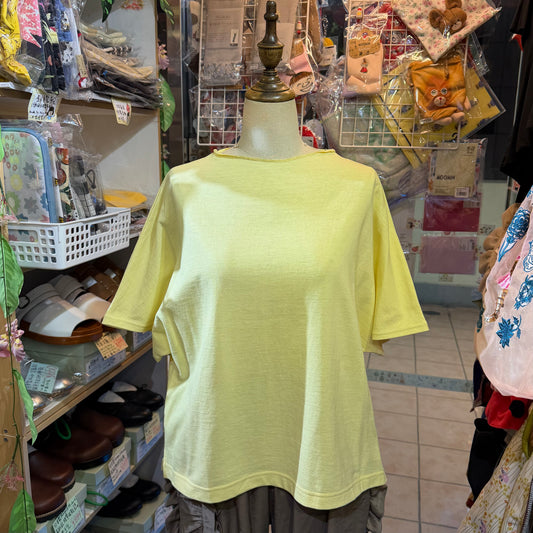 Vent d Ouest Yellow T-shirt, made in Japan