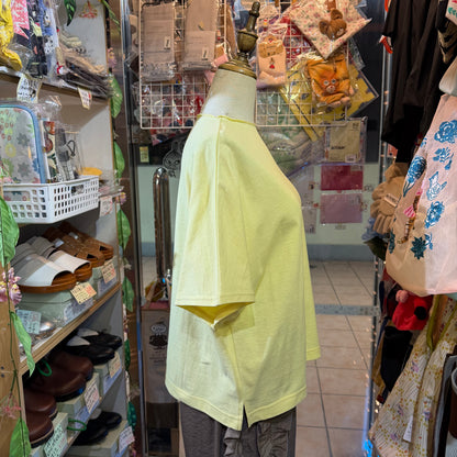 Vent d Ouest Yellow T-shirt, made in Japan