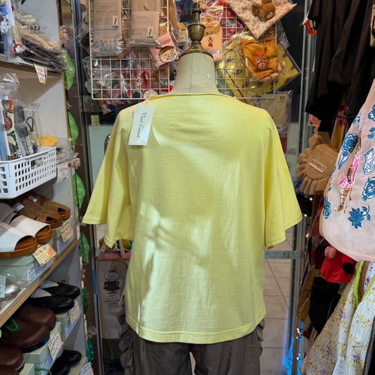 Vent d Ouest Yellow T-shirt, made in Japan