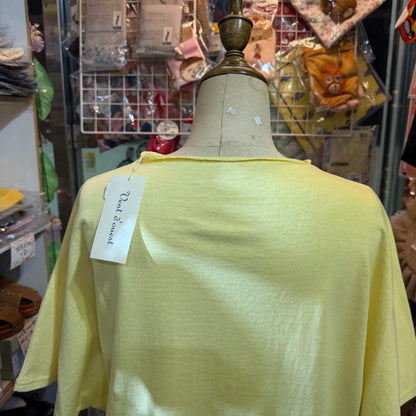 Vent d Ouest Yellow T-shirt, made in Japan