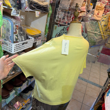 Vent d Ouest Yellow T-shirt, made in Japan