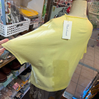 Vent d Ouest Yellow T-shirt, made in Japan