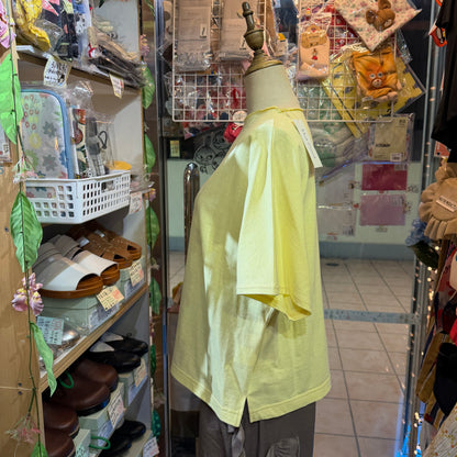 Vent d Ouest Yellow T-shirt, made in Japan
