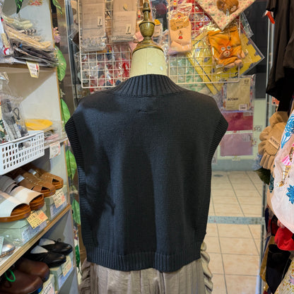 (g) Linen Knit Vest Top, 2 Colors