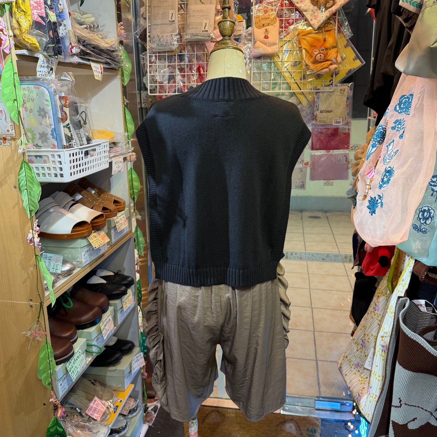 (g) Linen Knit Vest Top, 2 Colors