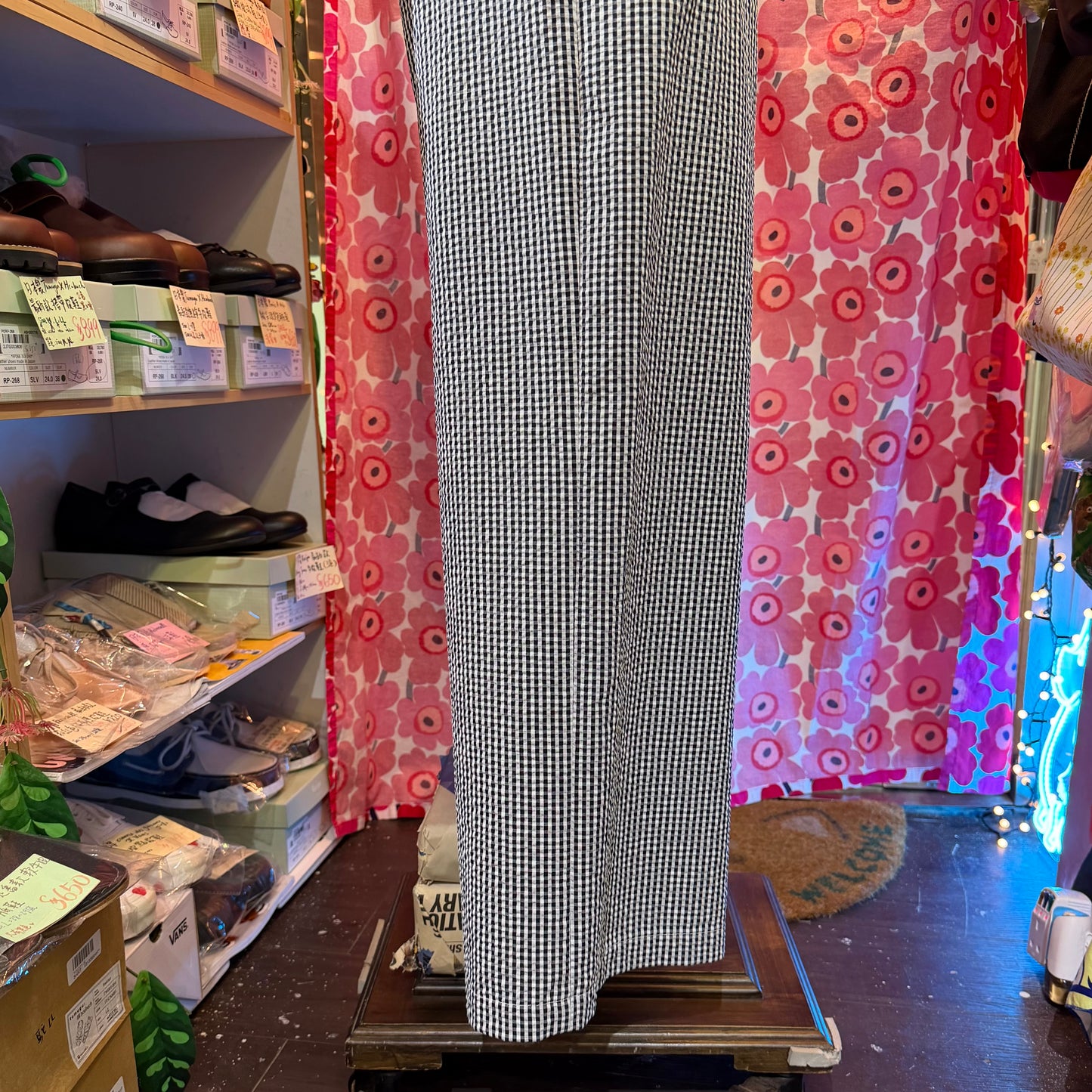 Vest d Ouest Checked Pants, made in Japan