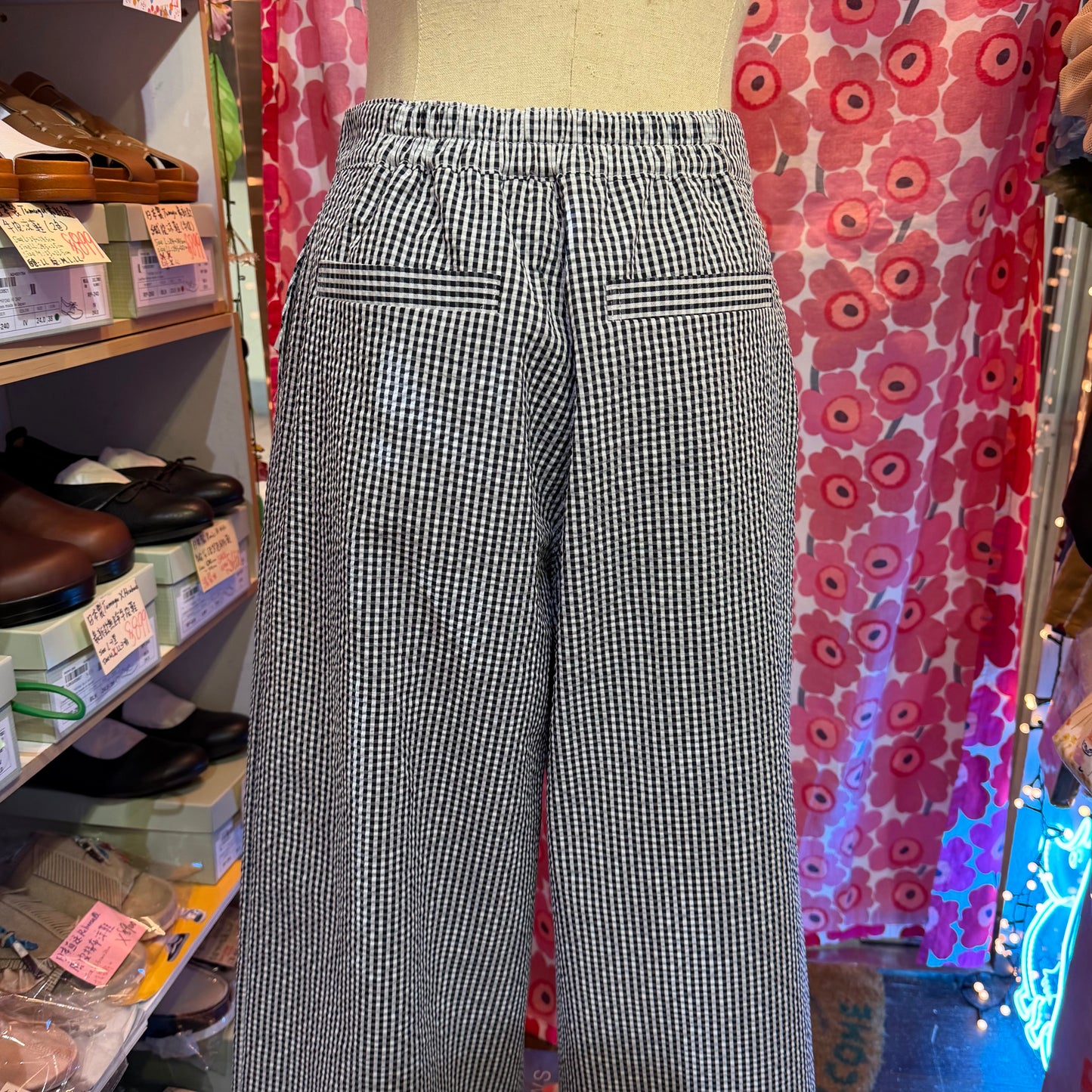 Vest d Ouest Checked Pants, made in Japan