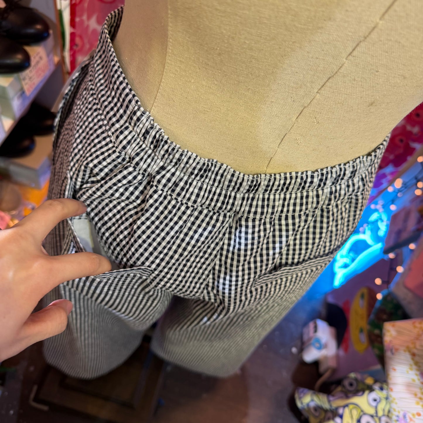 Vest d Ouest Checked Pants, made in Japan