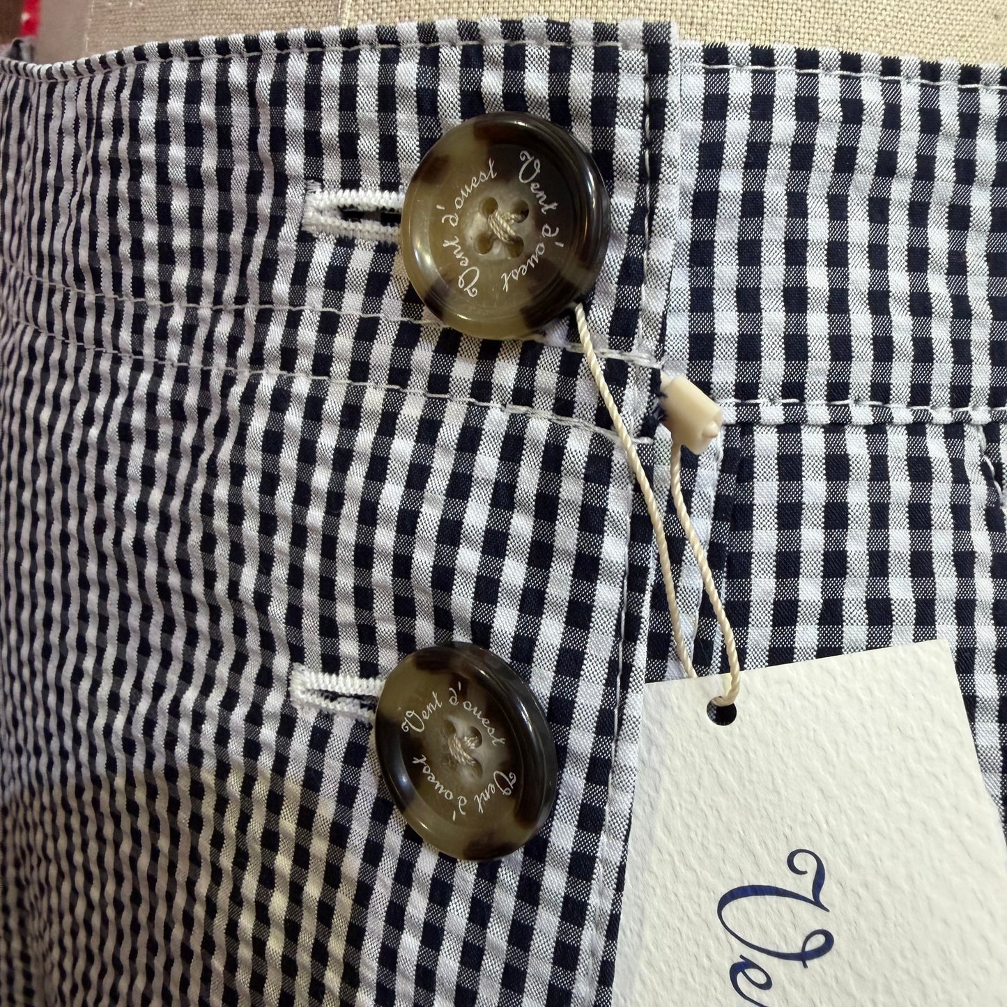 Vest d Ouest Checked Pants, made in Japan
