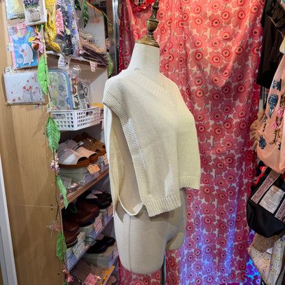 (g) Linen Knit Vest Top, 2 Colors