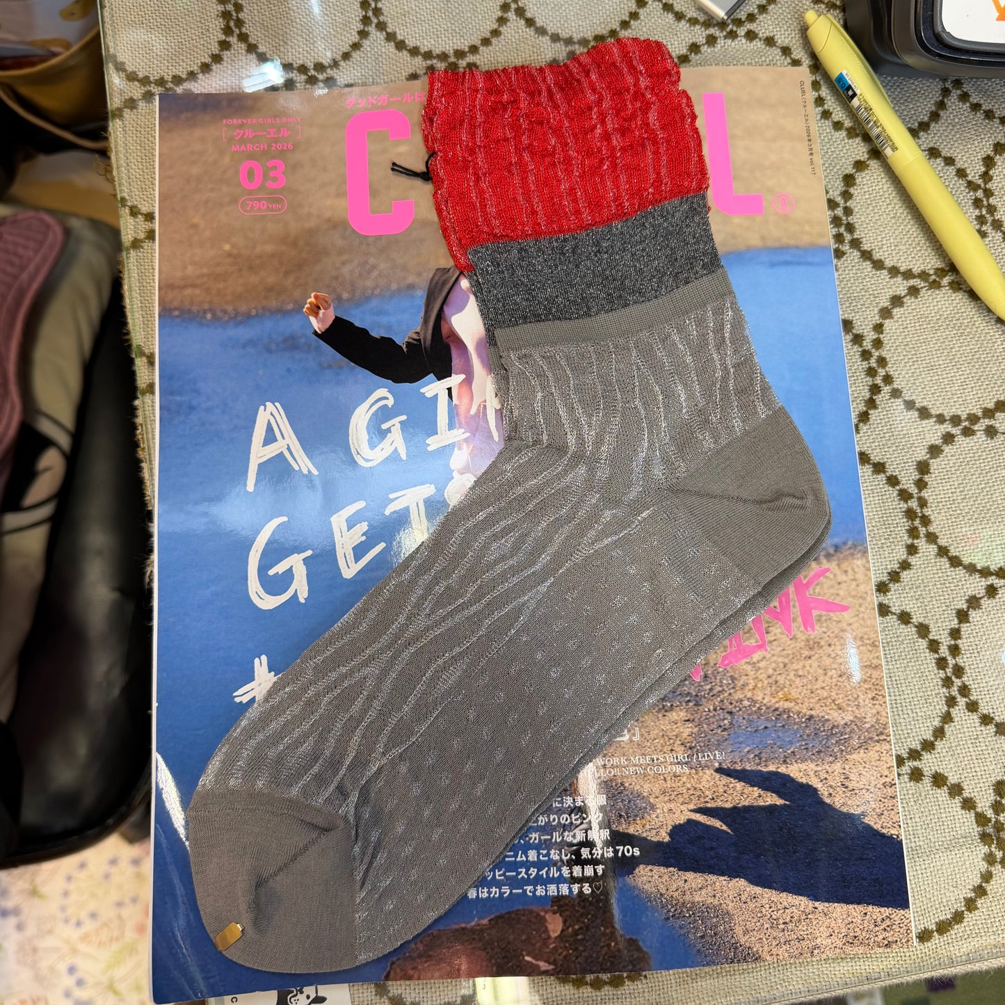 Nonnette Three Color Lace Socks , 2 Colos, #NS404T