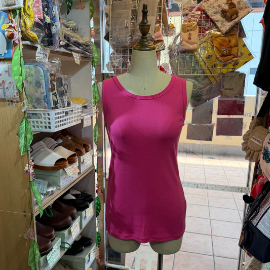 Ichi Pink Tank Vest Top, made in Japan