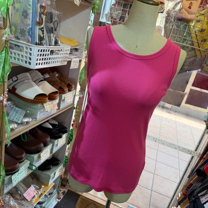 Ichi Pink Tank Vest Top, made in Japan