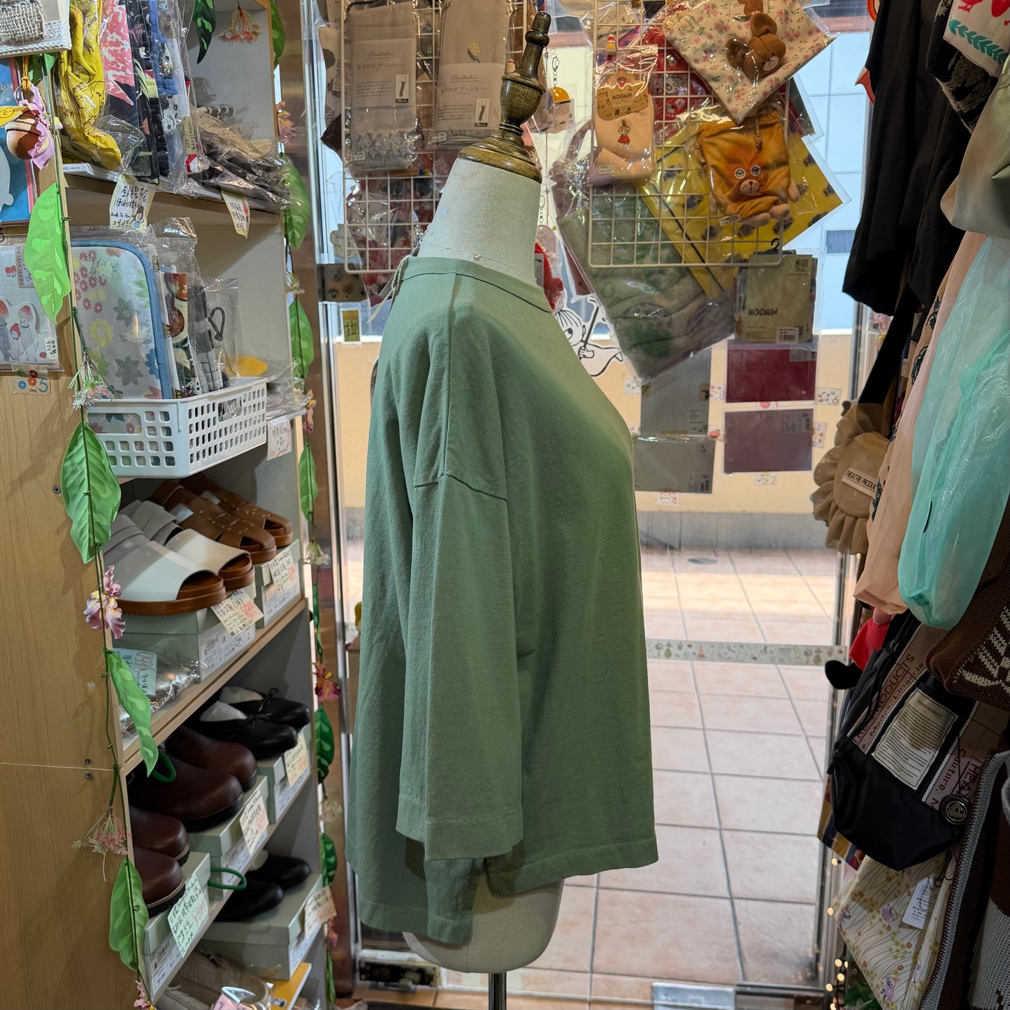 Days Green T-shirt, made in Japan