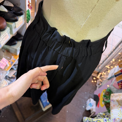 Liyoca Black Shorts, made in Japan