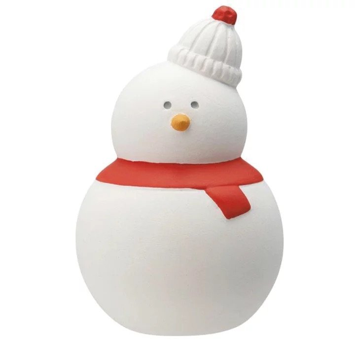 Decole Snowman Ceramic Aroma Mascot