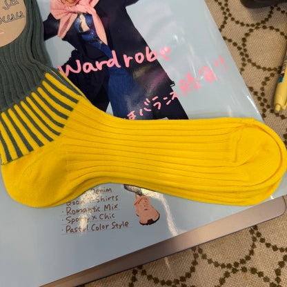 Meri ja kuu Candy Stick Socks, 3 Colors, made in Japan