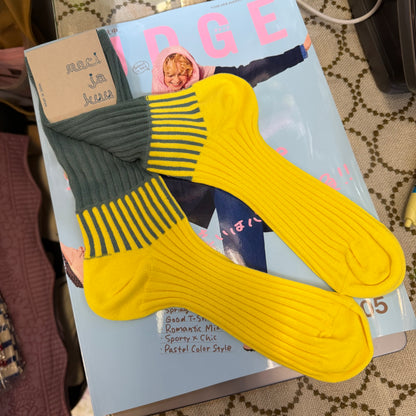 Meri ja kuu Candy Stick Socks, 3 Colors, made in Japan