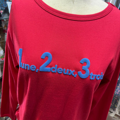 EXTRA30-Denicher 123 T-shirt, 2 Colors, made in Japan