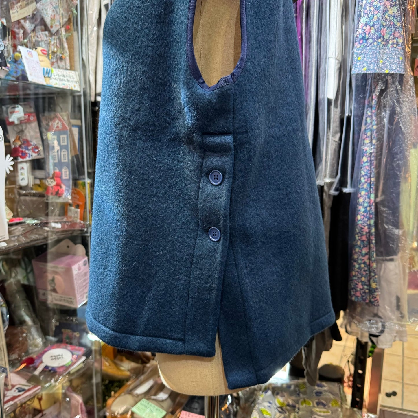 EXTRA20- (g) Shaggy Vest, 2 Colors,  made in Japan