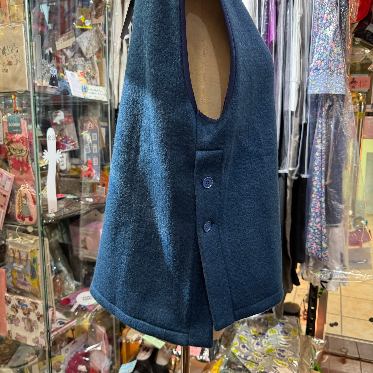 EXTRA20- (g) Shaggy Vest, 2 Colors,  made in Japan
