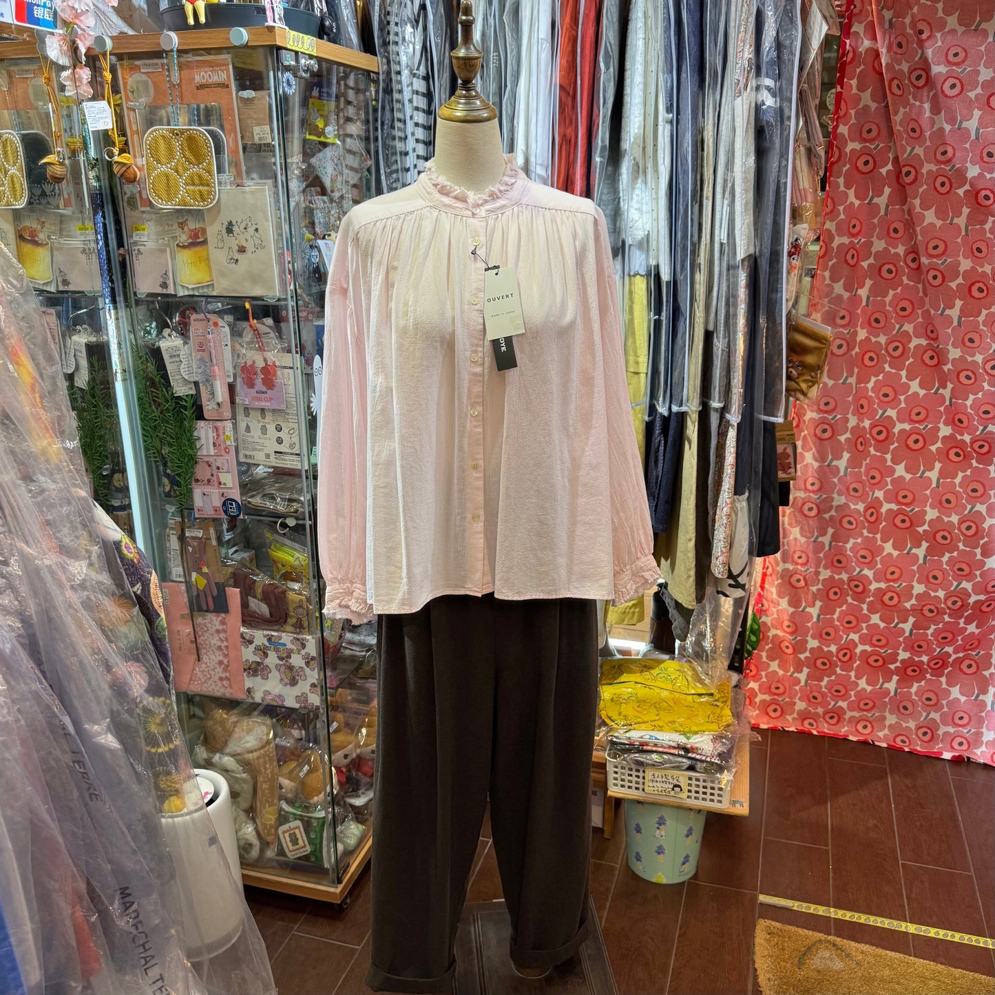 Ouvert Pink Shirt, made in Japan