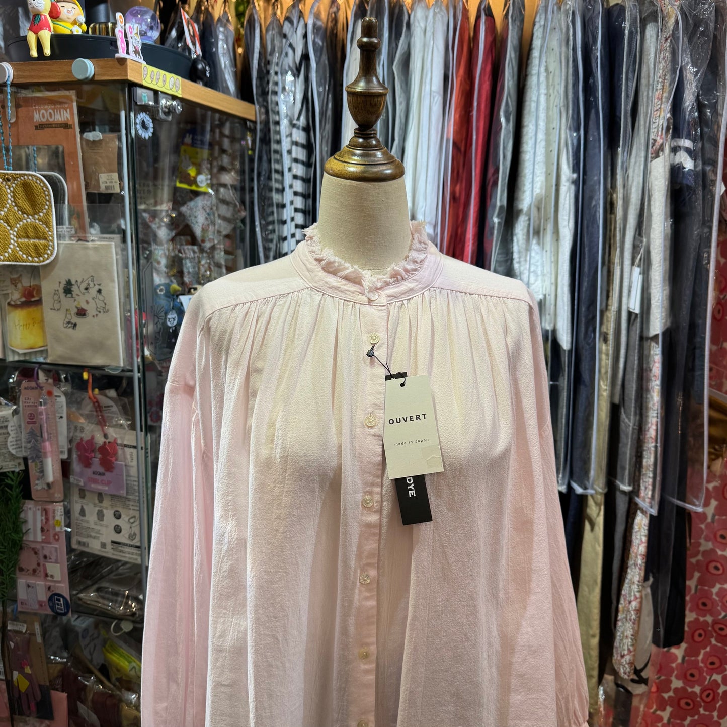 Ouvert Pink Shirt, made in Japan