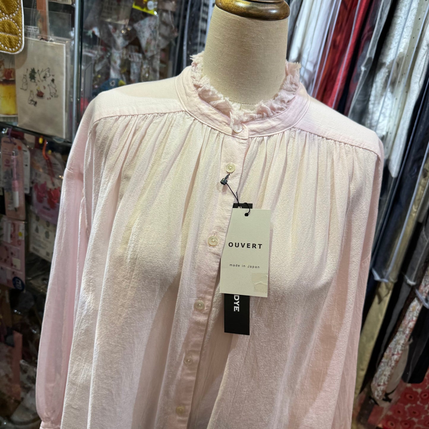 Ouvert Pink Shirt, made in Japan