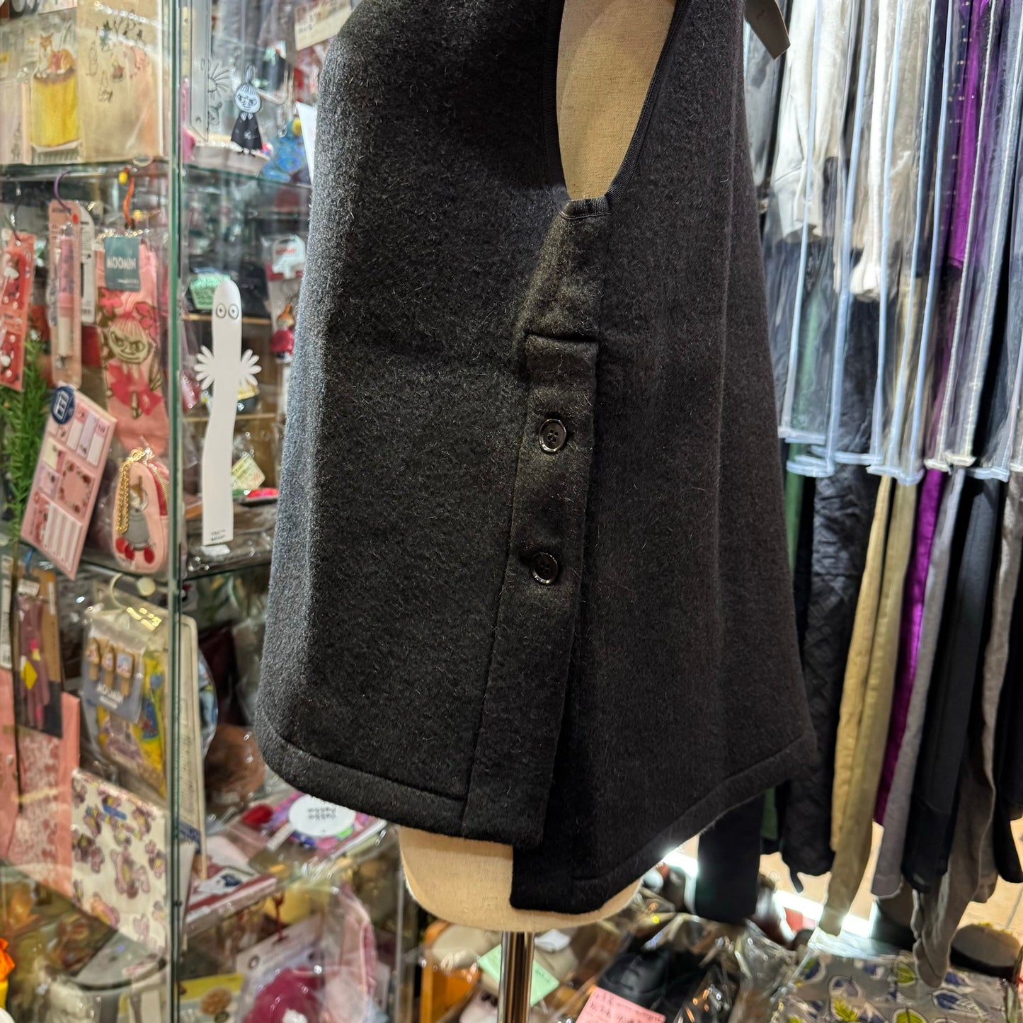 EXTRA20- (g) Shaggy Vest, 2 Colors,  made in Japan