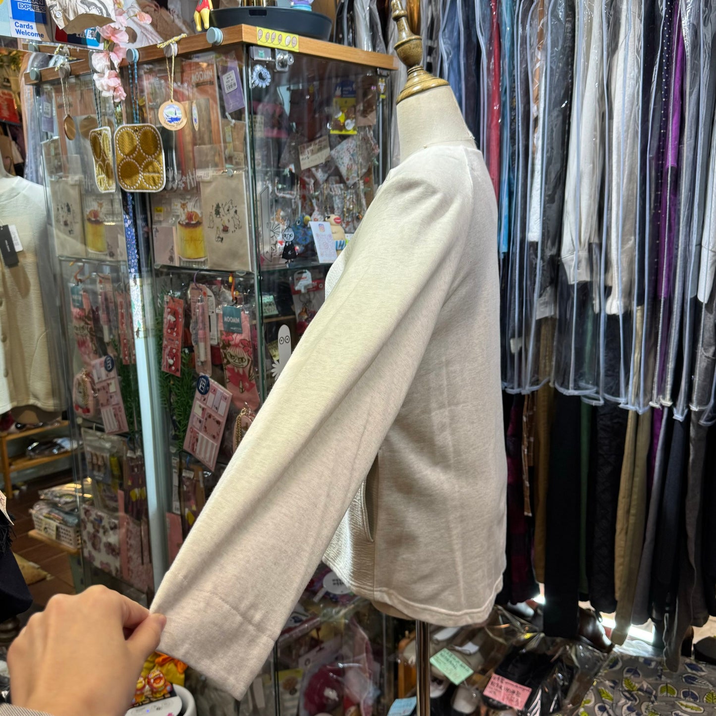 EXTRA20- Vent Blanc Ivory Long Jacket, made in Japan