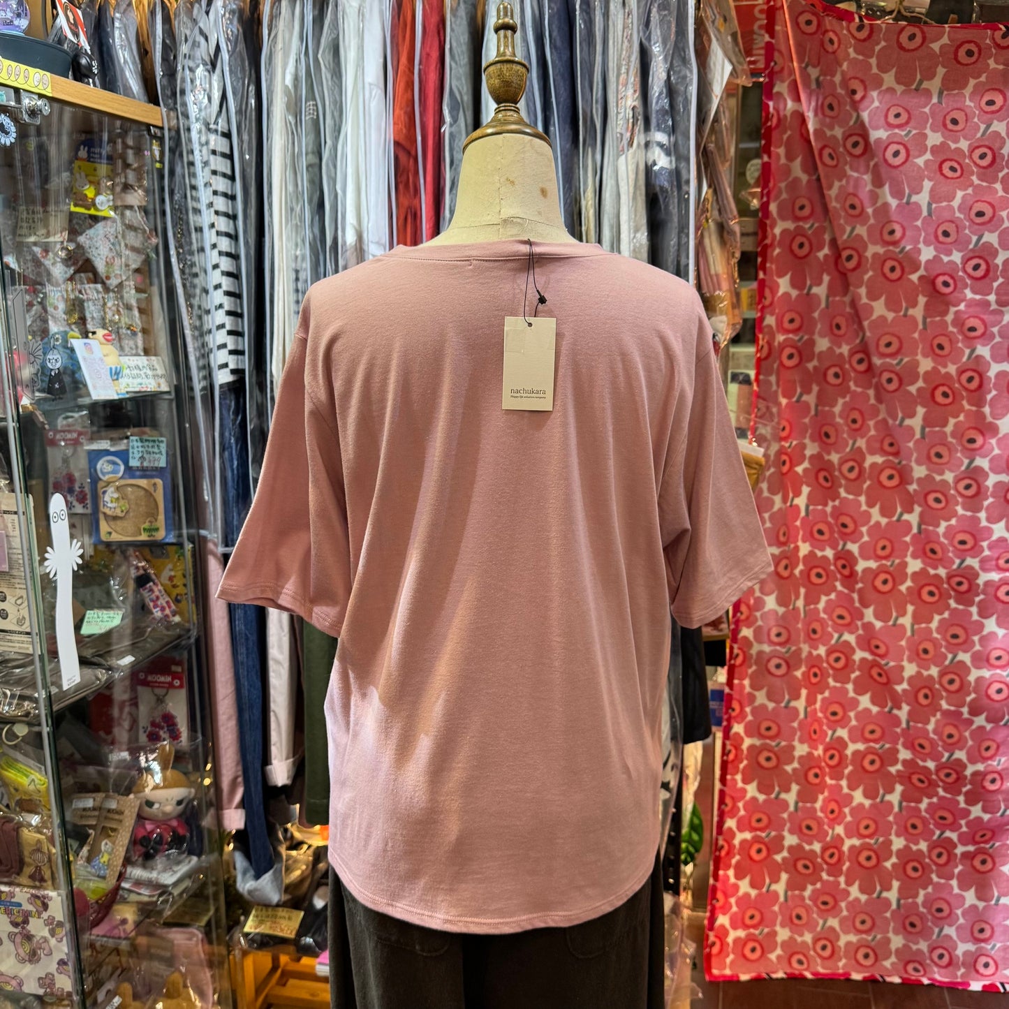 Sale- Nachukara Cat T-shirt, 5 Colors, made in Japan