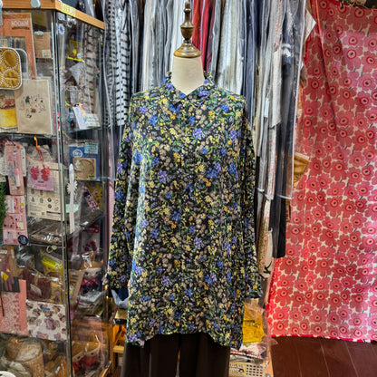 EXTRA30- Ichi Floral Long Shirt, made in Japan