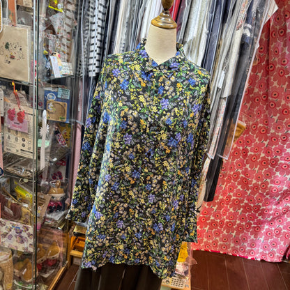 EXTRA30- Ichi Floral Long Shirt, made in Japan