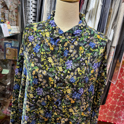 EXTRA30- Ichi Floral Long Shirt, made in Japan