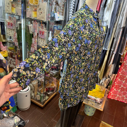 EXTRA30- Ichi Floral Long Shirt, made in Japan