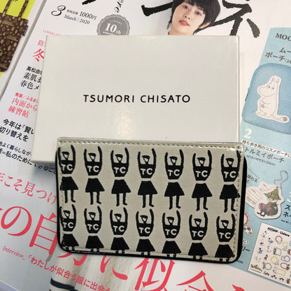 Sale- Tsumori Chisato Leather Card Holder with Box, made in Japan