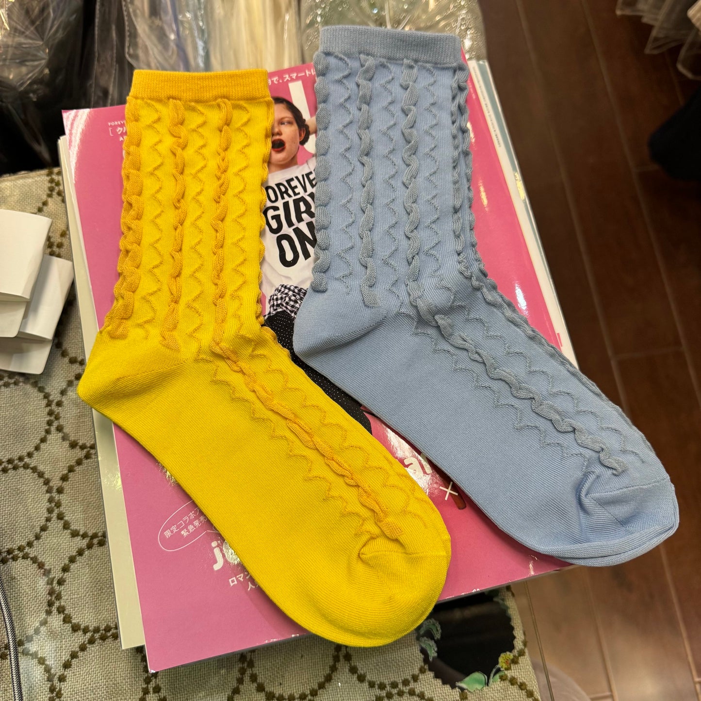 en lille Cotton Socks, 2 Colors, made in Japan