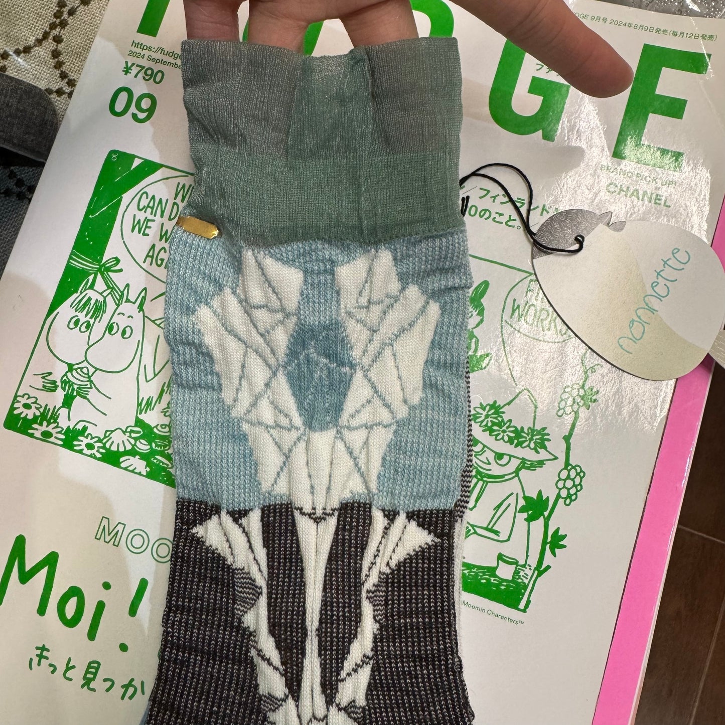 Nonnette Anemone Socks, made in Japan
