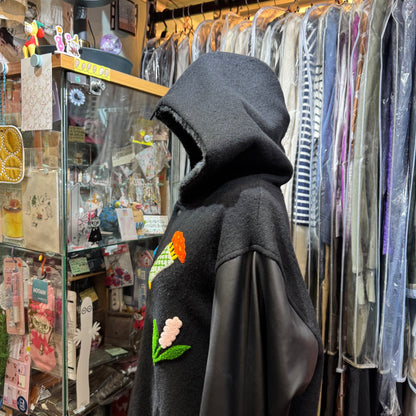 Sale- bedsidedrama 冬に咲く花 Flower Sailor Stadium Jacket, Size 2, made in Japan