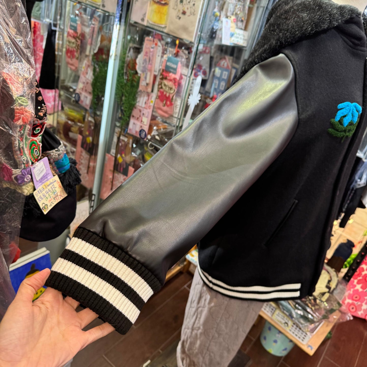Sale- bedsidedrama 冬に咲く花 Flower Sailor Stadium Jacket, Size 2, made in Japan