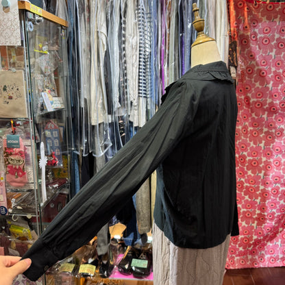 Sale- Mizuiro Ind Ruffles Shirt, 2 Colors, made in Japan