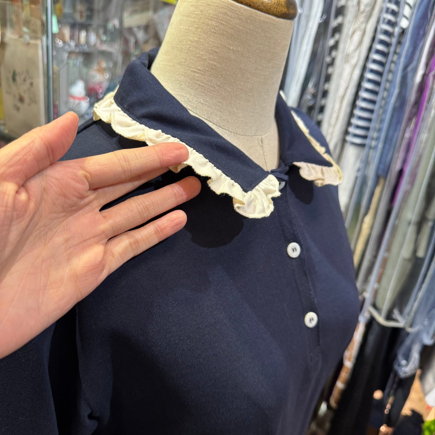 EXTRA20- Haupia Navy Shirt, made in Japan